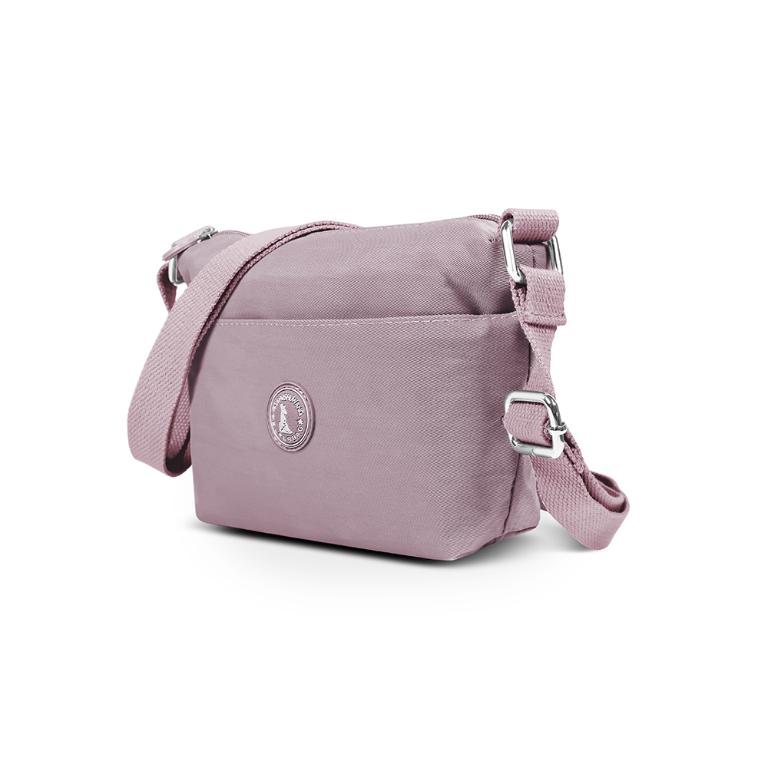 B.S.D.S冰山袋鼠 - 時光旅人 - 知性輕巧收納斜背小包 - 淡紫色【B233PR】