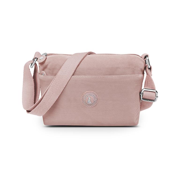 B.S.D.S冰山袋鼠 - 時光旅人 - 知性輕巧收納斜背小包 - 奶茶杏【B233C】