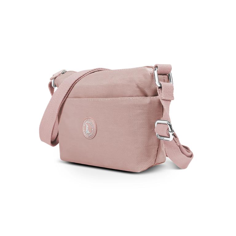 B.S.D.S冰山袋鼠 - 時光旅人 - 知性輕巧收納斜背小包 - 奶茶杏【B233C】