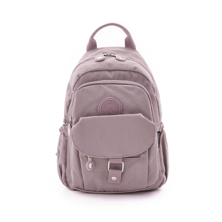 B.S.D.S冰山袋鼠 - 時光旅人 - 知性單肩後背兩用包 - 淡紫色【B108-2PR】