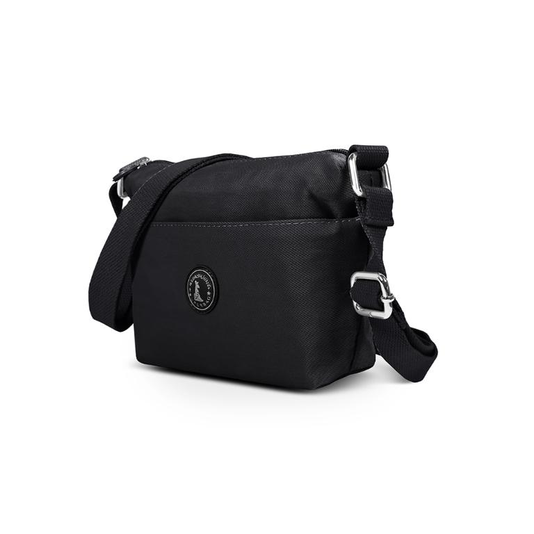 B.S.D.S冰山袋鼠 - 時光旅人 - 知性輕巧收納斜背小包 - 黑色【B233K】