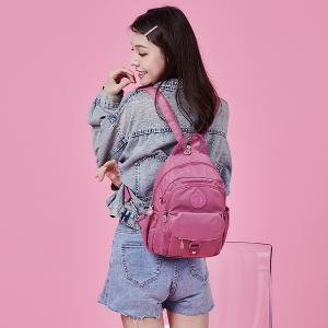 B.S.D.S冰山袋鼠 - 時光旅人 - 知性單肩後背兩用包 - 莓果粉【B108-2PP】