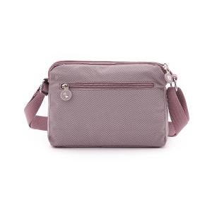 B.S.D.S冰山袋鼠 - 時光旅人 - 知性輕巧斜背小包 - 淡紫色【B231PR】