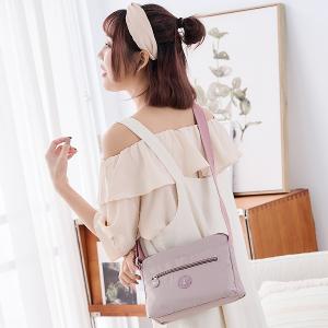 B.S.D.S冰山袋鼠 - 時光旅人 - 知性輕巧斜背小包 - 淡紫色【B231PR】