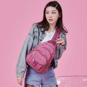 B.S.D.S冰山袋鼠 - 時光旅人 - 知性單肩後背兩用包 - 莓果粉【B108-2PP】