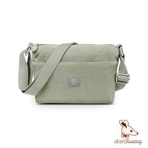 B.S.D.S冰山袋鼠 - 時光旅人 - 知性輕巧收納斜背小包 - 抹茶綠【B233MG】