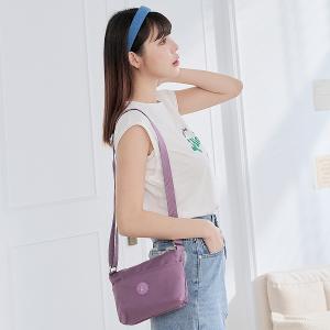 B.S.D.S冰山袋鼠 - 時光旅人 - 知性輕巧收納斜背小包 - 深芋紫【B233U】