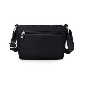 B.S.D.S冰山袋鼠 - 時光旅人 - 知性輕巧收納斜背小包 - 黑色【B233K】