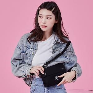 B.S.D.S冰山袋鼠 - 時光旅人 - 知性橫式三層斜背小包 - 黑色【B003K】