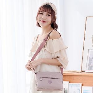 B.S.D.S冰山袋鼠 - 時光旅人 - 知性輕巧斜背小包 - 淡紫色【B231PR】