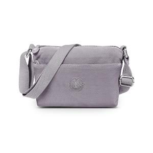 B.S.D.S冰山袋鼠 - 時光旅人 - 知性輕巧收納斜背小包 - 薄霧灰【B233GR】
