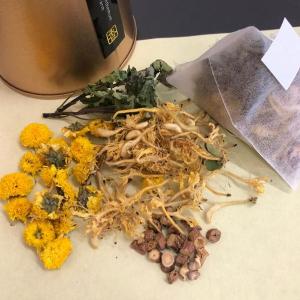 【天菊農場】金衛茶經濟包罐裝(三角茶包3g*15包)