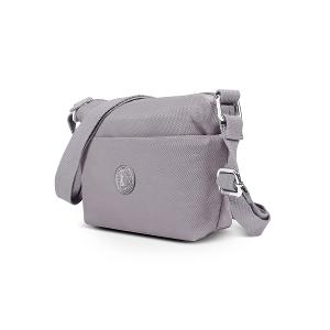 B.S.D.S冰山袋鼠 - 時光旅人 - 知性輕巧收納斜背小包 - 薄霧灰【B233GR】