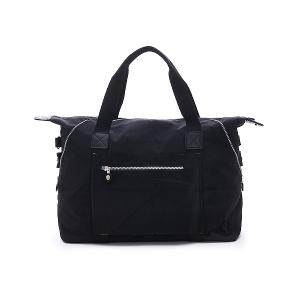 B.S.D.S冰山袋鼠 - 威尼斯假期 - 輕旅大容量附插袋旅行包 - 純色黑【5021K】