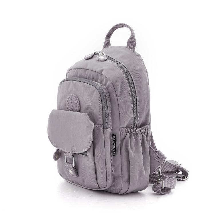 B.S.D.S冰山袋鼠 - 時光旅人 - 知性單肩後背兩用包 - 薄霧灰【B108-2GR】