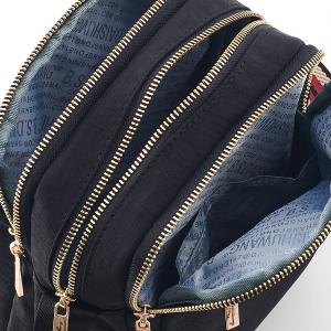 B.S.D.S冰山袋鼠 - 非常莓好 - 織帶拼接隨身收納包 - 紅磚黑【8007-KR】