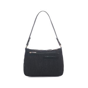 B.S.D.S冰山袋鼠 - 非常莓好 - 織帶拼接輕量斜肩包 - 紅磚黑【8013-KR】