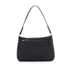 B.S.D.S冰山袋鼠 - 非常莓好 - 織帶拼接實搭斜肩包 - 紅磚黑【8022-KR】