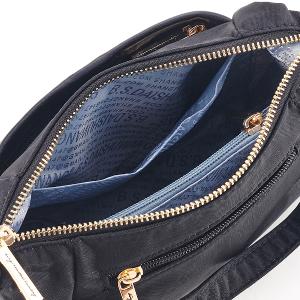 B.S.D.S冰山袋鼠 - 非常莓好 - 織帶拼接輕巧實搭小包 - 紅磚黑【8011-KR】