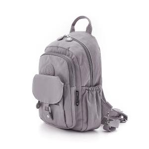 B.S.D.S冰山袋鼠 - 時光旅人 - 知性單肩後背兩用包 - 薄霧灰【B108-2GR】