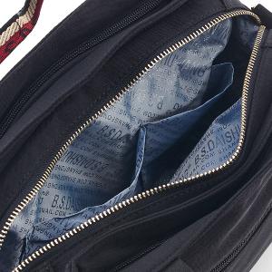 B.S.D.S冰山袋鼠 - 非常莓好 - 織帶拼接兩用購物包 - 紅磚黑【8005-KR】