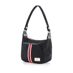 B.S.D.S冰山袋鼠 - 非常莓好 - 織帶拼接輕巧實搭小包 - 紅磚黑【8011-KR】