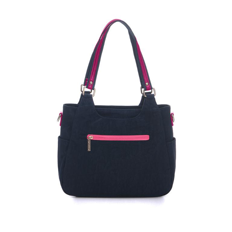 B.S.D.S冰山袋鼠 - 非常莓好 - 織帶拼接兩用托特包 - 莓果藍【8002-BP】