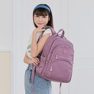 B.S.D.S冰山袋鼠 - 時光旅人 - 知性多夾層附插袋胸扣後背包 - 深芋紫【B1254U】