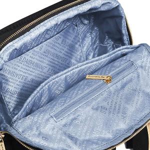 B.S.D.S冰山袋鼠 - 黑色狂想曲 - 古典輕奢造型附插袋後背包 - 駱色黑【S-091K】