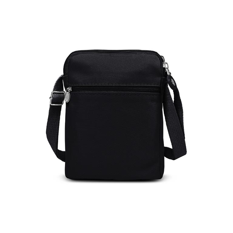 B.S.D.S冰山袋鼠 - 時光旅人 - 知性直立三層斜背小包 - 黑色【B129-6K】