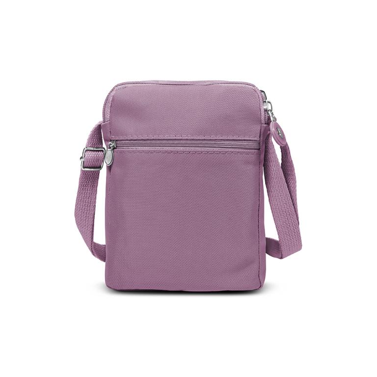 B.S.D.S冰山袋鼠 - 時光旅人 - 知性直立三層斜背小包 - 深芋紫【B129-6U】