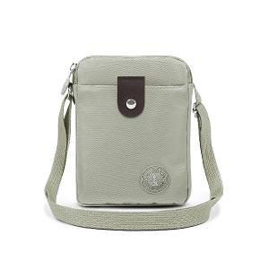 B.S.D.S冰山袋鼠 - 時光旅人 - 知性直立三層斜背小包 - 抹茶綠【B129-6MG】