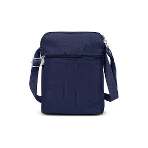 B.S.D.S冰山袋鼠 - 時光旅人 - 知性直立三層斜背小包 - 藍色【B129-6B】