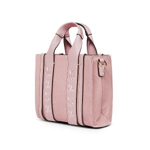 B.S.D.S冰山袋鼠 - 摩登都會 - 品牌刺繡兩用手提包 - 粉色【XW3140P】