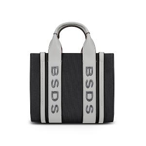 B.S.D.S冰山袋鼠 - 摩登都會 - 品牌刺繡兩用手提包 - 黑色【XW3140K】