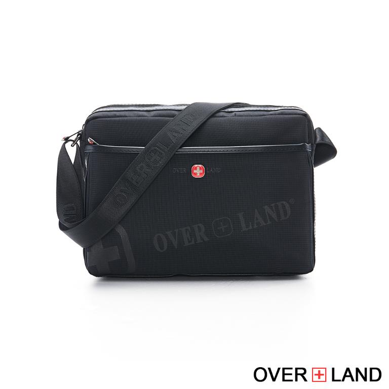 OVERLAND - 美式十字軍 - LOGO浮印斜背包(大/L) - 3141