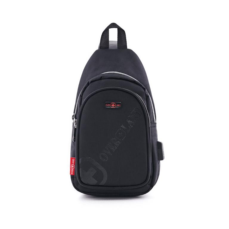 OVERLAND - 美式十字軍 - LOGO浮印小胸背包/肩背包 - 5607