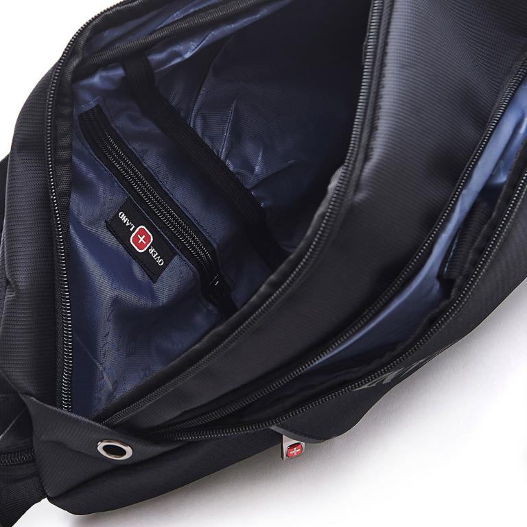 OVERLAND - 美式十字軍 - LOGO浮印側開口胸背包/後背包 - 5191