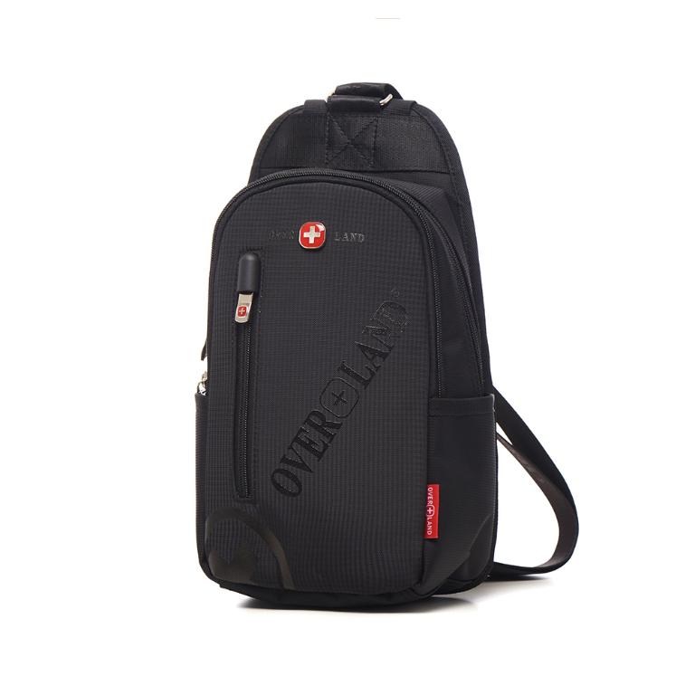 OVERLAND - 美式十字軍 - LOGO浮印胸背包/肩背包 - 3129
