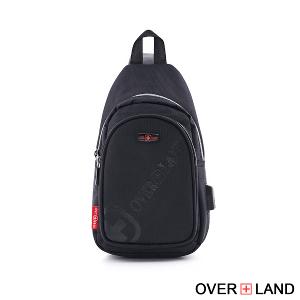 OVERLAND - 美式十字軍 - LOGO浮印小胸背包/肩背包 - 5607