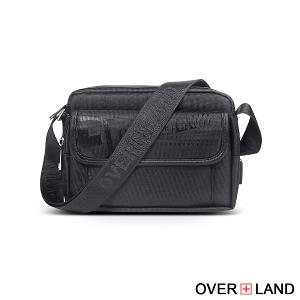 OVERLAND - 美式十字軍 - LOGO浮印掀蓋造型斜背包(小/S) - 5707