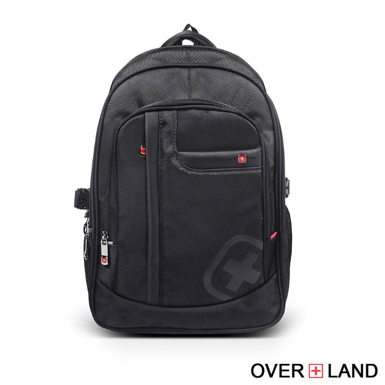 OVERLAND - 美式十字軍 - LOGO浮印造型後背包 - 2961