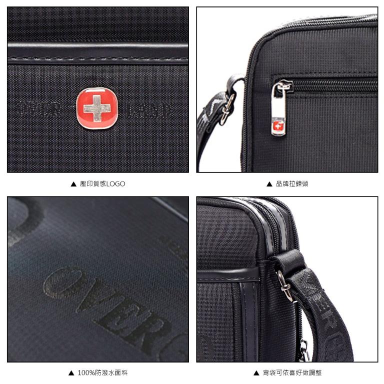 OVERLAND - 美式十字軍 - LOGO浮印斜背包(中/M) - 3135