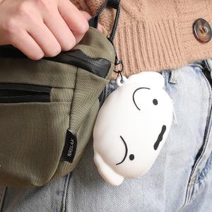 蠟筆小新矽膠迷你收納包
