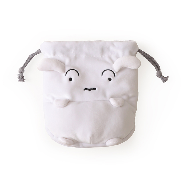 蠟筆小新絨毛造型束口袋