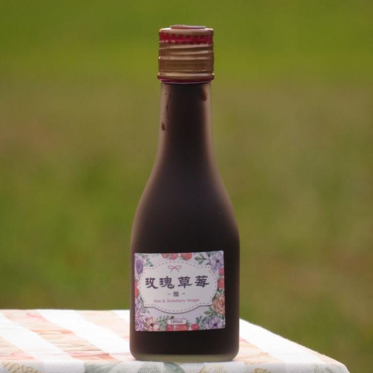 曙光玫瑰 玫瑰草莓醋