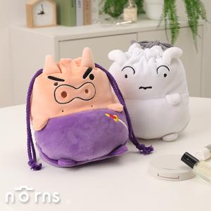 蠟筆小新絨毛造型束口袋