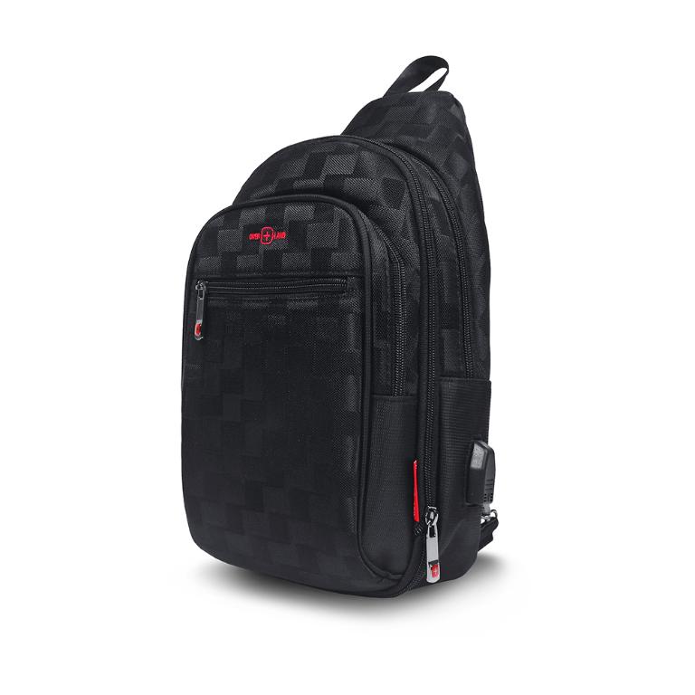 OVERLAND - 美式十字軍 - 格紋個性造型機能胸背包/後背包 - 53961