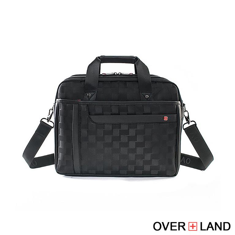 OVERLAND - 美式十字軍 - 格紋經典造型公事包/電腦包/手提包 - 5792