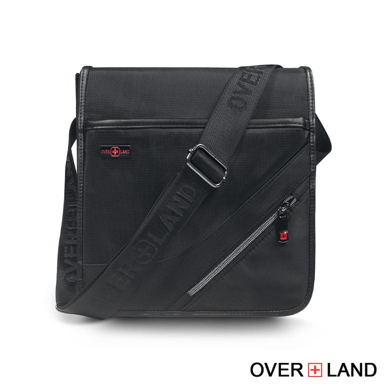 OVERLAND - 美式十字軍 - 直立個性掀蓋造型斜背包 - 5631